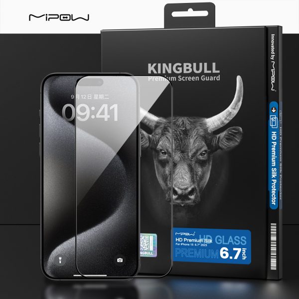 CƯỜNG LỰC MIPOW KINGBULL PREMIUM IPHONE 15 PLUS