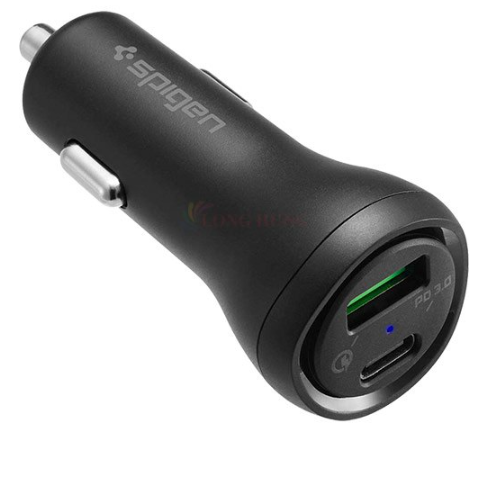 Cốc sạc xe hơi Spigen STEADIBOOST 1USB 1Type-C 27W 000CP25597 - Black