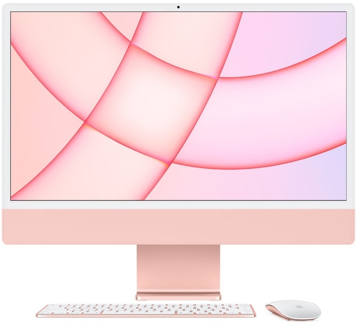 iMac 24inch (Chip M1) 8 nhân GPU 8GB/512GB Chính Hãng Apple VN