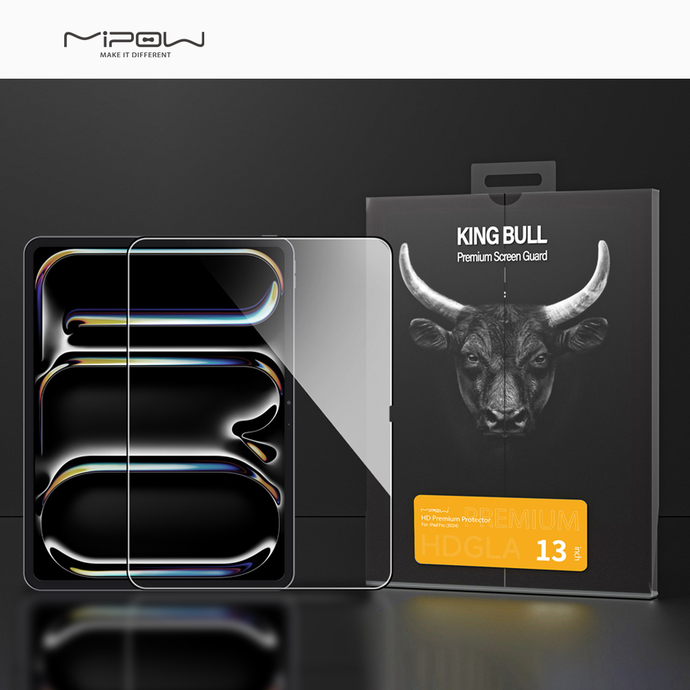 Cường lực Mipow Kingbull HD Premium Protector for iPad Air 13 inch M4 2024 (BJ204H-CR)