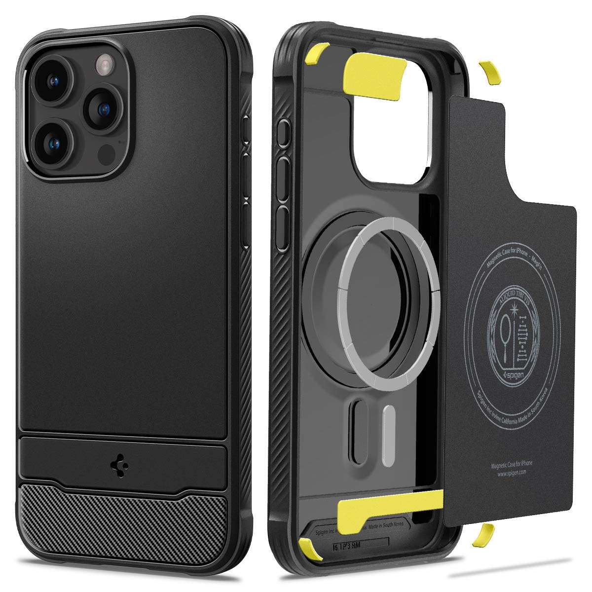 Ốp lưng iPhone 15 Pro Max Spigen Ultra Hybrid ACS06570 - Mattle Black